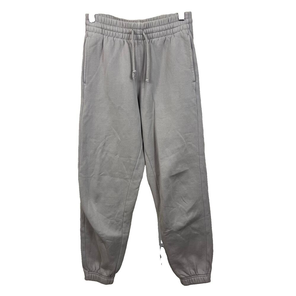 Aritzia TNA Cozy Boyfriend Sweatpants Light Cream XXS Fleece Joggers